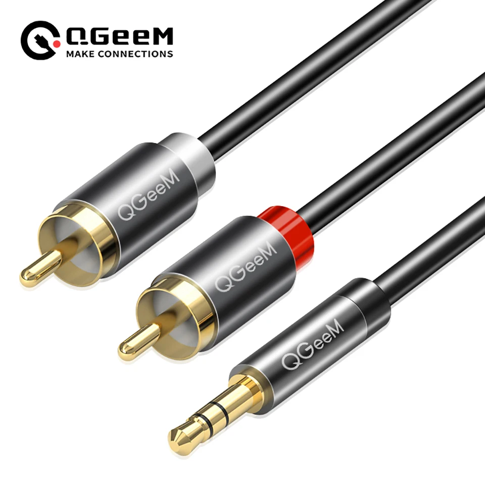 Home Improvement Dvd - QGeeM RCAケーブル 2RCA-3.5mmオーディオケーブル RCA 3.5mmジャック RCA