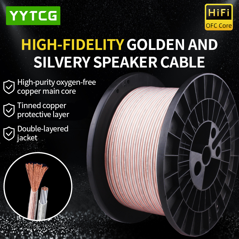 Home Improvement Dvd - YYTCG DIY HIFIオーディオケーブル 無酸素純銅OFCスピーカーケーブル カーステレオ、ホームシアタースピーカー、サラウンドサウンド用