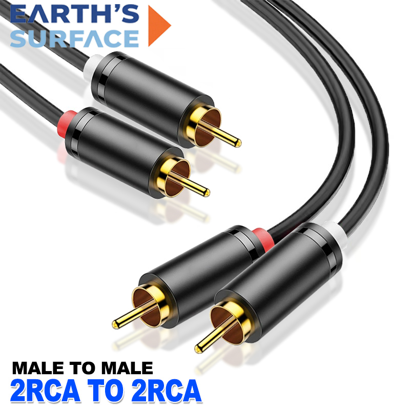 Home Improvement Dvd - デュアルRCAケーブル HIFIステレオ 2RCA-2RCA オス-オス AUXオーディオコード HDTV