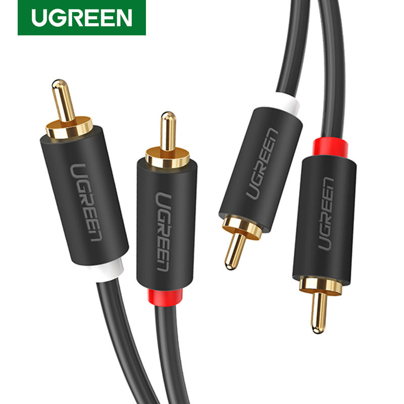 Home Improvement Dvd - Ugreen-オーディオケーブルオス-オス,金メッキ,2m,3m,5m,rca,ホームシアターアンプ用,CDサウンドボックス