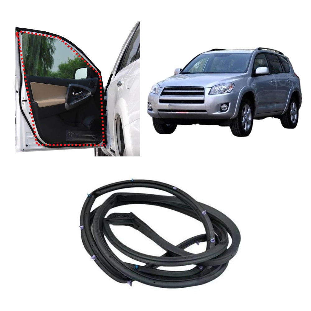 Door Weather Strip - トヨタ RAV4 2009-2012 フロントドア用ゴム製シール（1個のみ） ドア開口部用 RAV-4