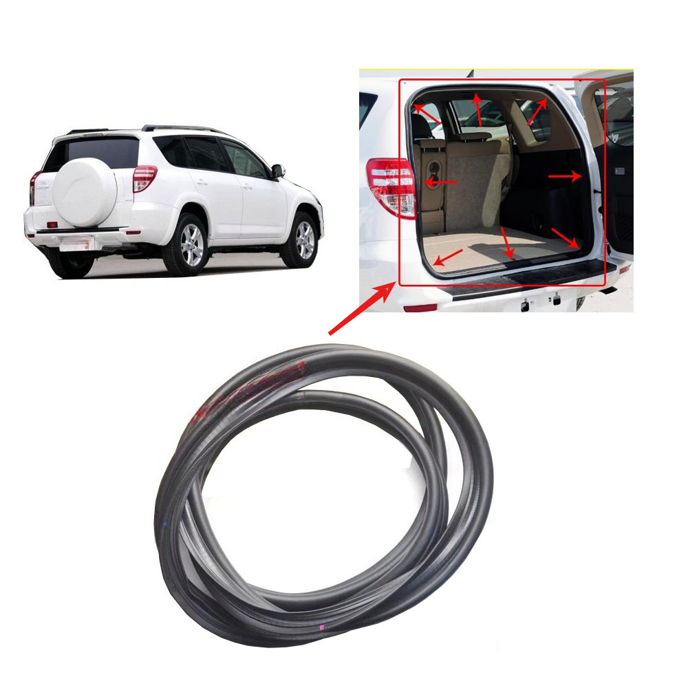 Door Weather Strip - トヨタ RAV4 2008-2012 リアドアプロテクター ウェザーストリップシール リアトランクウェザーストリップ