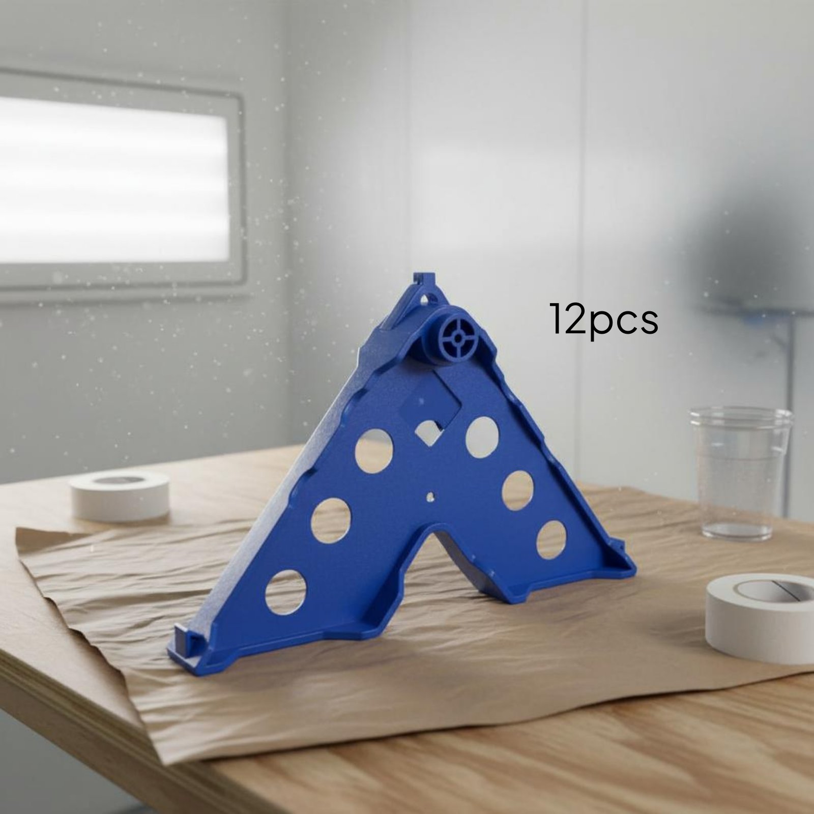 Home Improvement Supplies - 3ピースピラミッドペイントスタンド、ワークピースを高め、塗装をサポートします、ホームセンター用品、再利用可能、お手入れ簡単