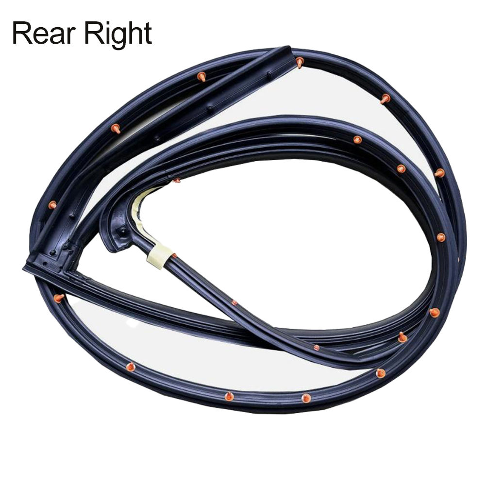 Door Weather Strip - ゴム製ウェザーストリップシーリングストリップ ヒュンダイ ベロスター 2012 2013 2014