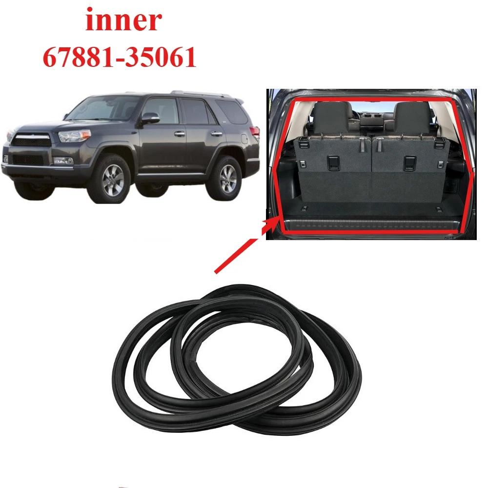 Door Weather Strip - トヨタ 4Runner 2010-2024 テールゲート用 バックドア ウェザーストリップ