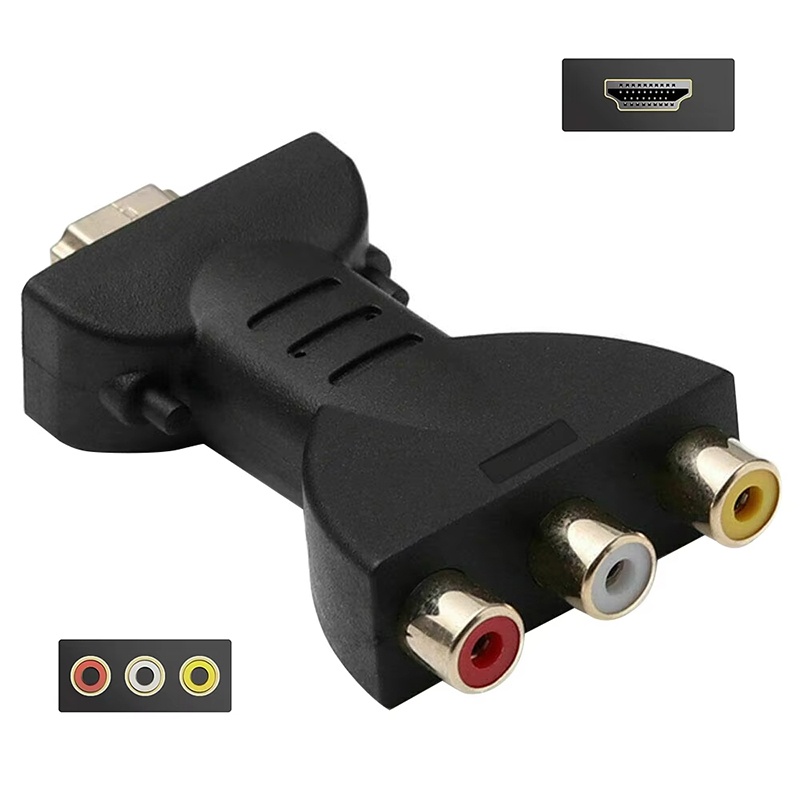 AV-HDTVコンポジットアダプター 3 RCA（赤、白、黄 - Home Improvement Dvd のレビューと価格