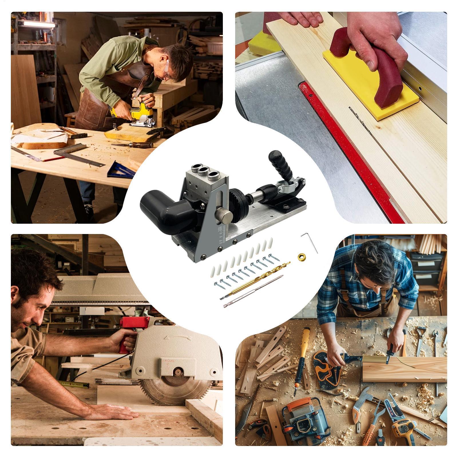 ドリルガイド木工穴ロケーター精密ポータブルパンチロケーターホ - Home Improvement Guide のレビューと価格