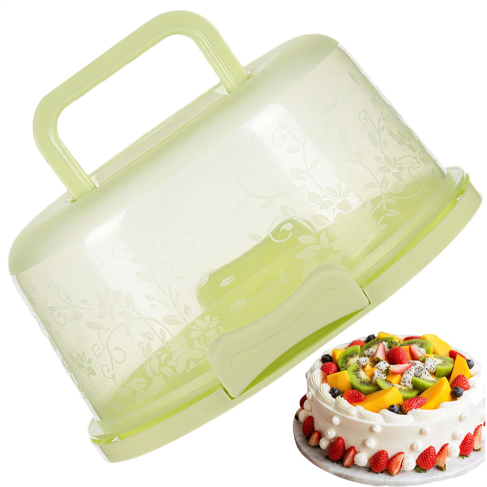 ケーキ容器 蓋付きケーキ容器 透明ドーム 再利用可能な密閉ボ - Home Improvement Supplies のレビューと価格