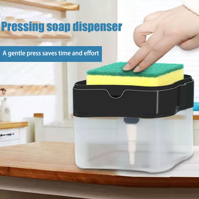 液体石鹸ディスペンサー キッチンシンク スポンジプレス器具  - Home Improvement Stores のレビューと価格