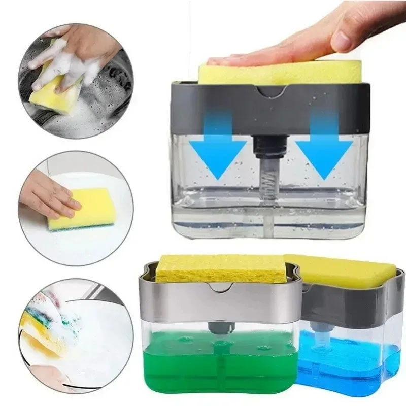 液体石鹸ディスペンサー キッチンシンク スポンジプレス器具  - Home Improvement Stores のレビューと価格