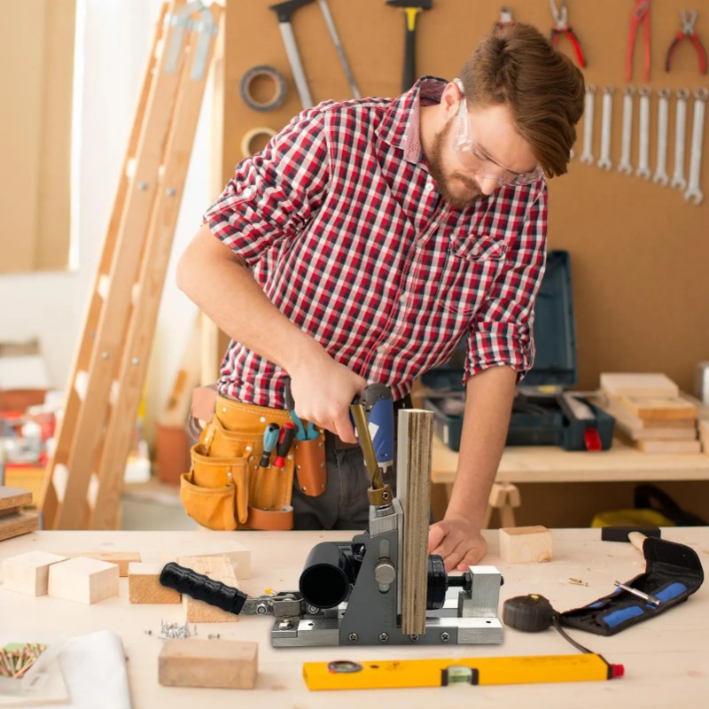 ドリルガイド木工穴位置決め器精密ポータブルパンチロケーター住 - Home Improvement Guide のレビューと価格